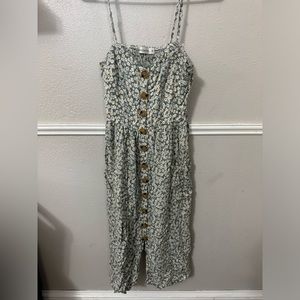 Floral spaghetti strap dress